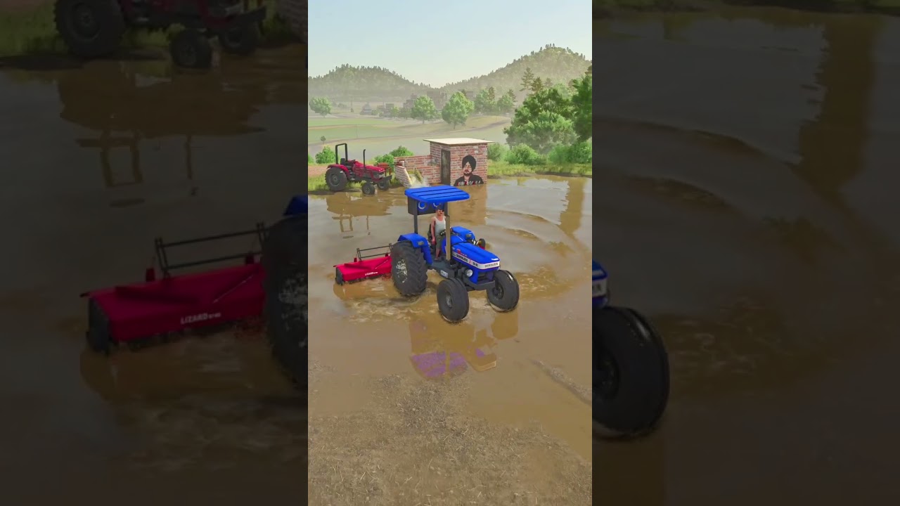 Fs25 Indian Tractor mod 🔥 Sonalika and Arjun 605 #fs22 #tractor #shorts