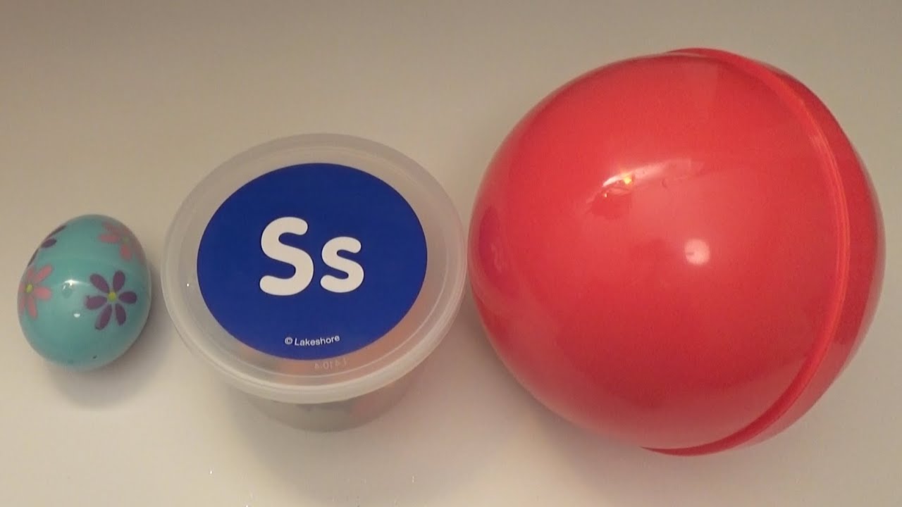 Disney Frozen Surprise Egg Learn-A-Letter!  Spelling Words that Start with the Letter S!
