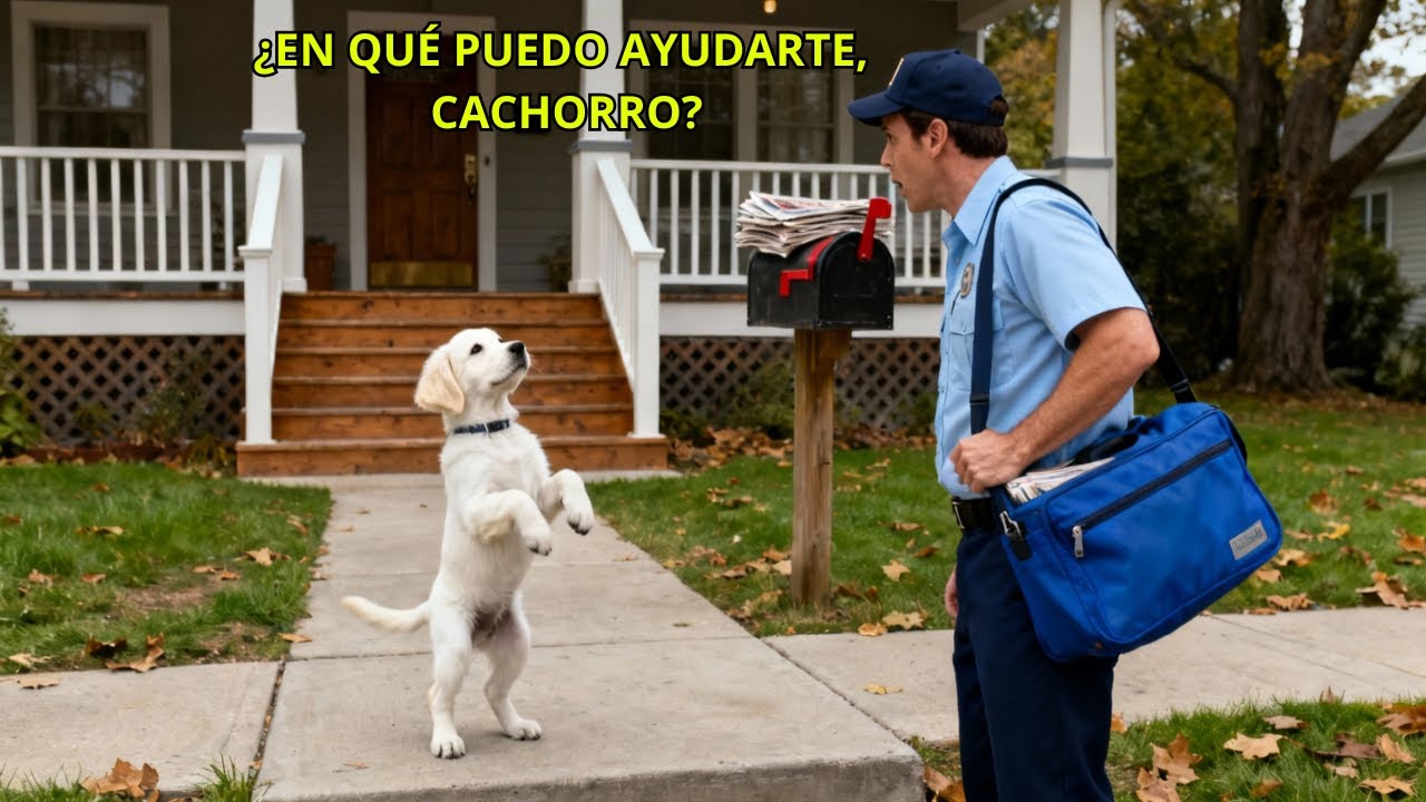 Cachorro desesperado le suplicó ayuda a un cartero — lo que encontraron después hizo llorar a todos