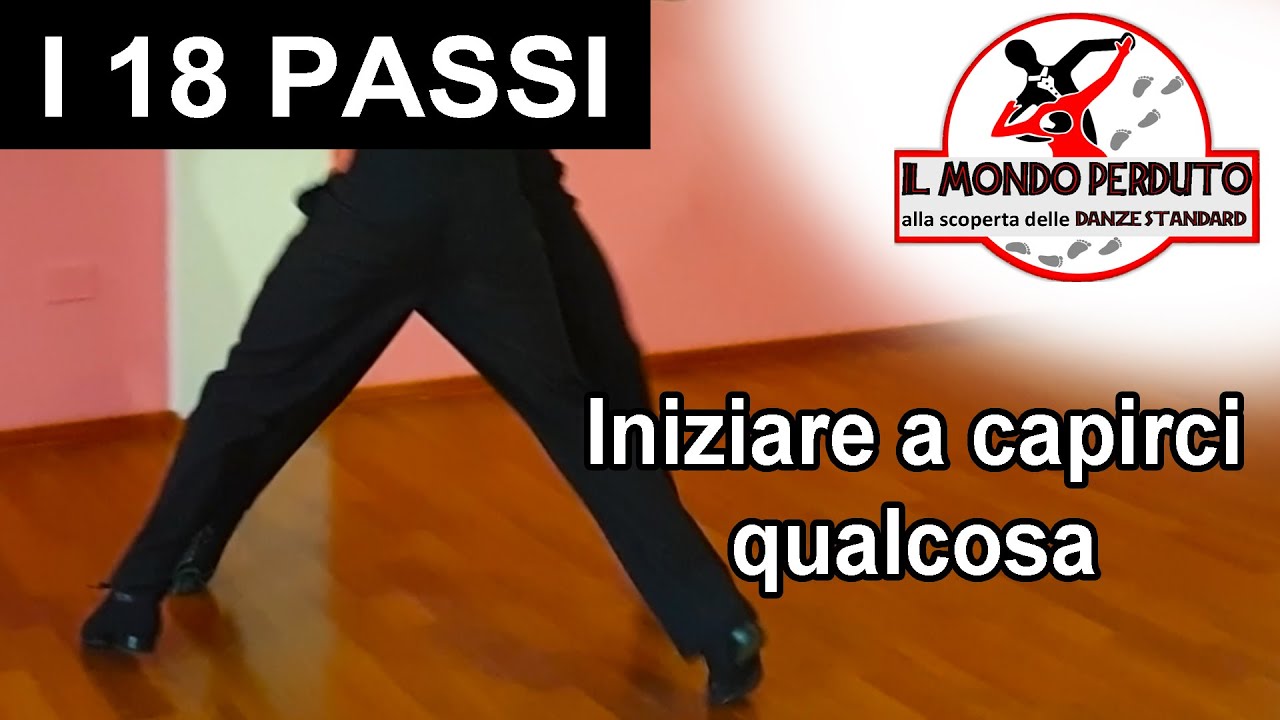 18 PASSI in pratica: PASSI BASE del WALZER LENTO - Direzioni, lavoro del piede per BALLARE in COPPIA