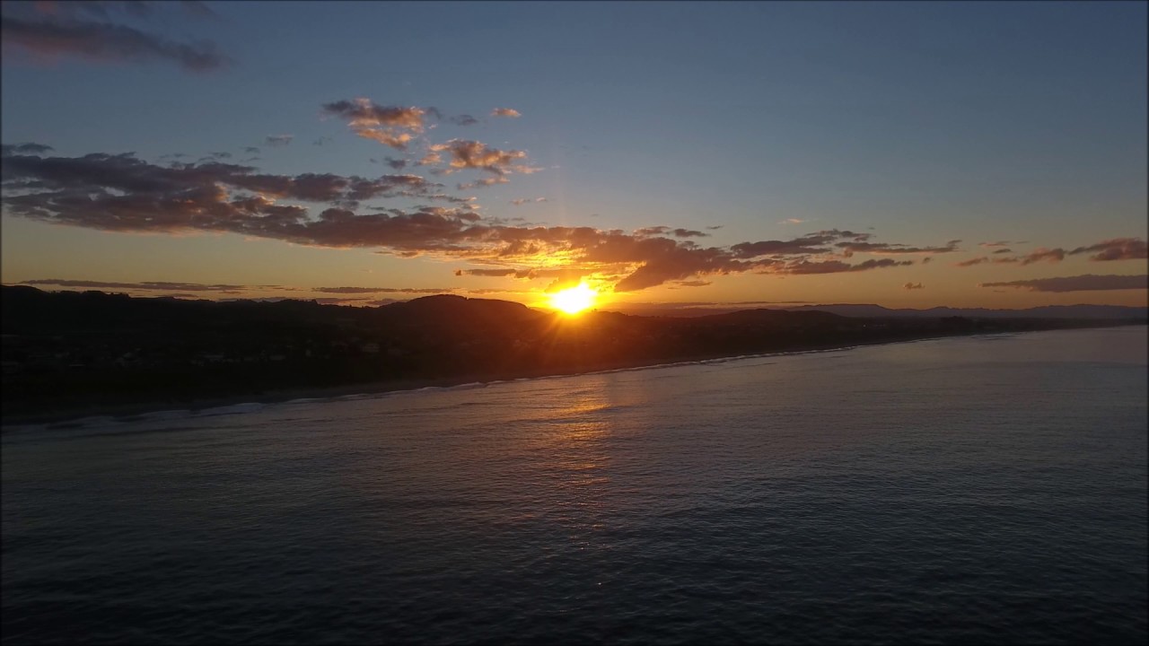 Papamoa Beach sunset Drone Footage - Deep Blankness Jesse Wiltshire