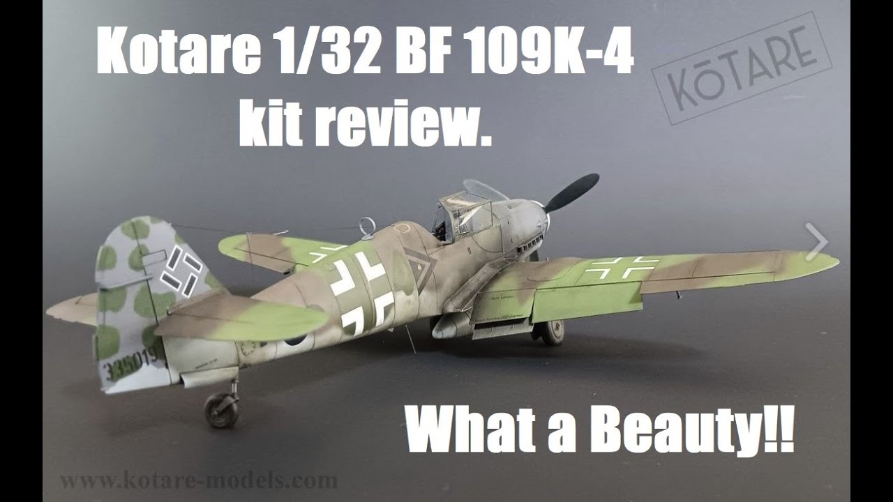 Обзор BF-109 K-4 Котаре 1/32.