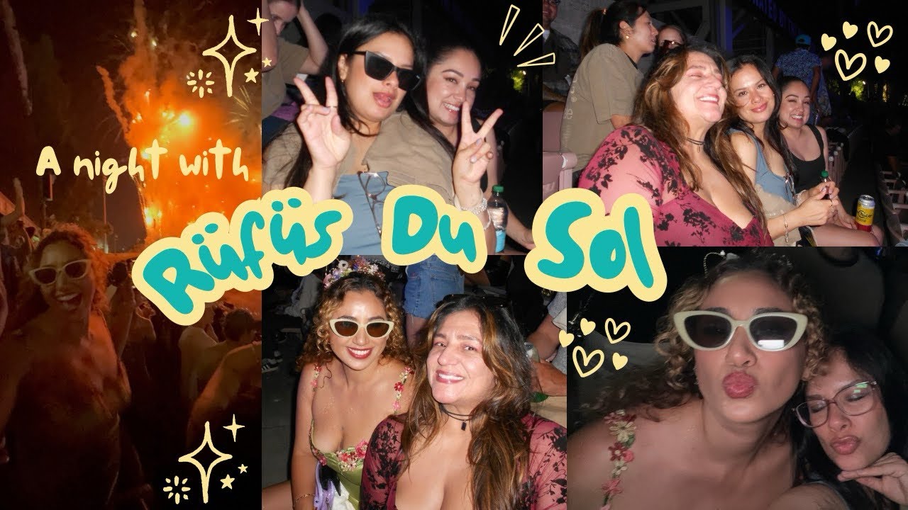 A girls trip to see Rüfüs du Sol in LA