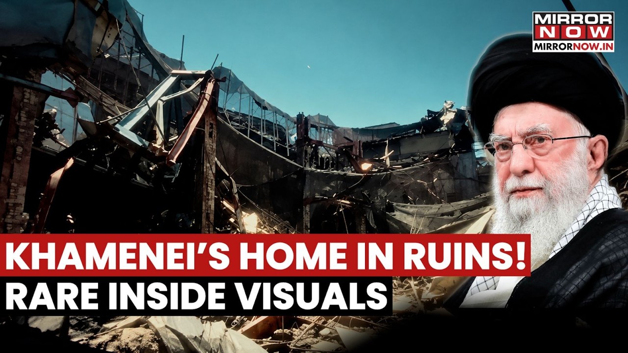 Iran Releases First-Ever Video Of Khamenei Home Destroyed After US-Israel Strike | Shocking Footage