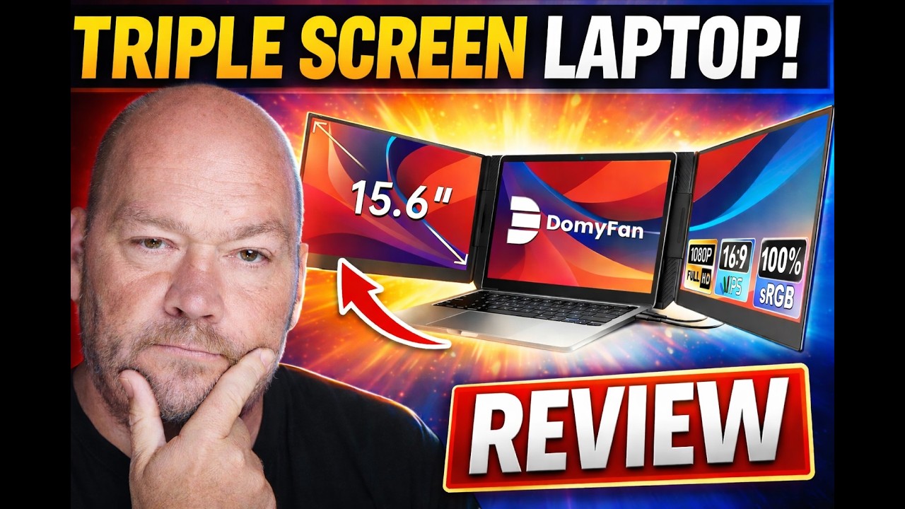 Domyfan Triple Screen Laptop Extender Review &ndash; Is This a Game Changer? 💻🔥