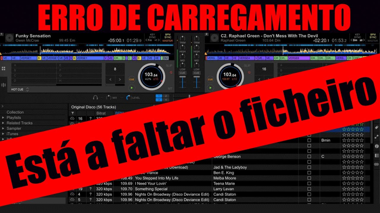 Erro de Carregamento - Rekordbox Dj
