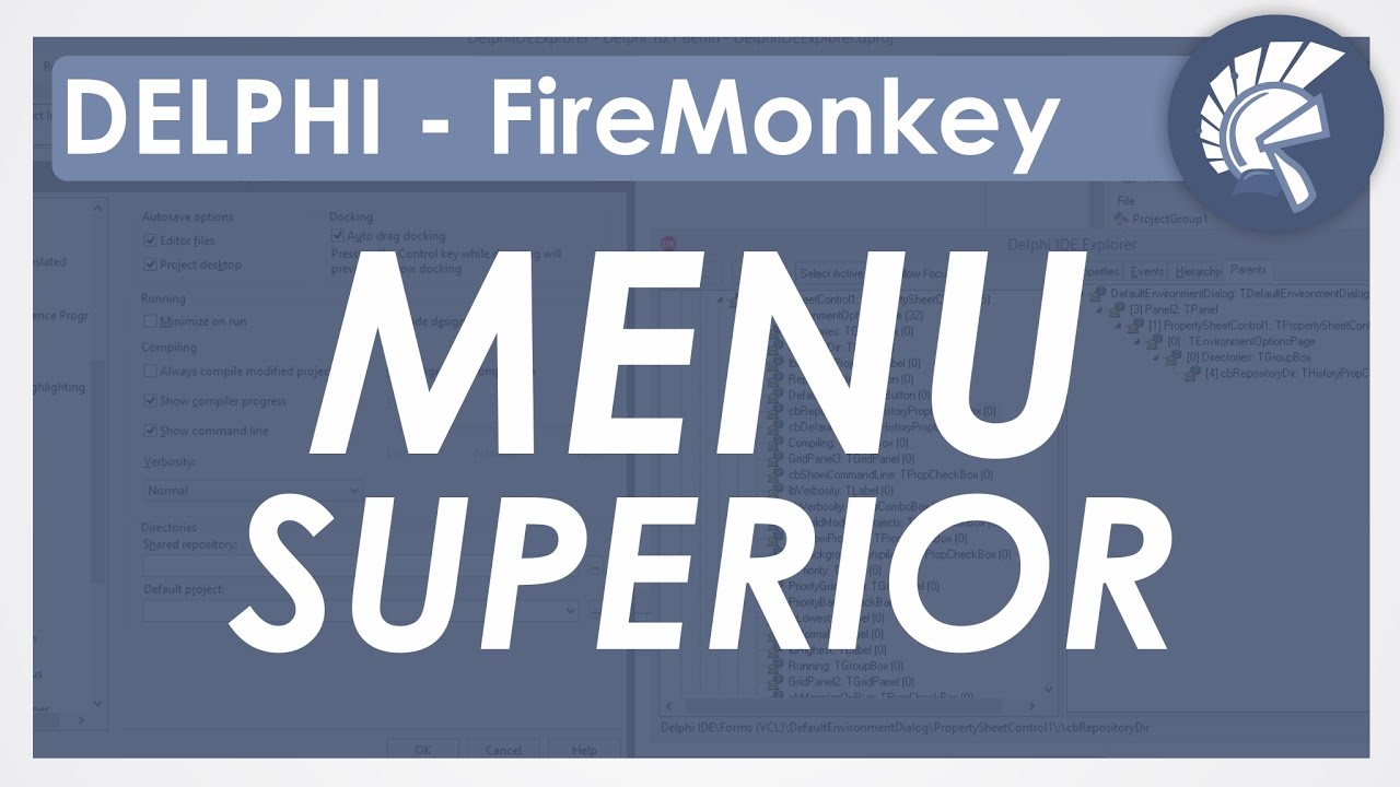 Menu Superior (DELPHI SEATTLE, FIREMONKEY)