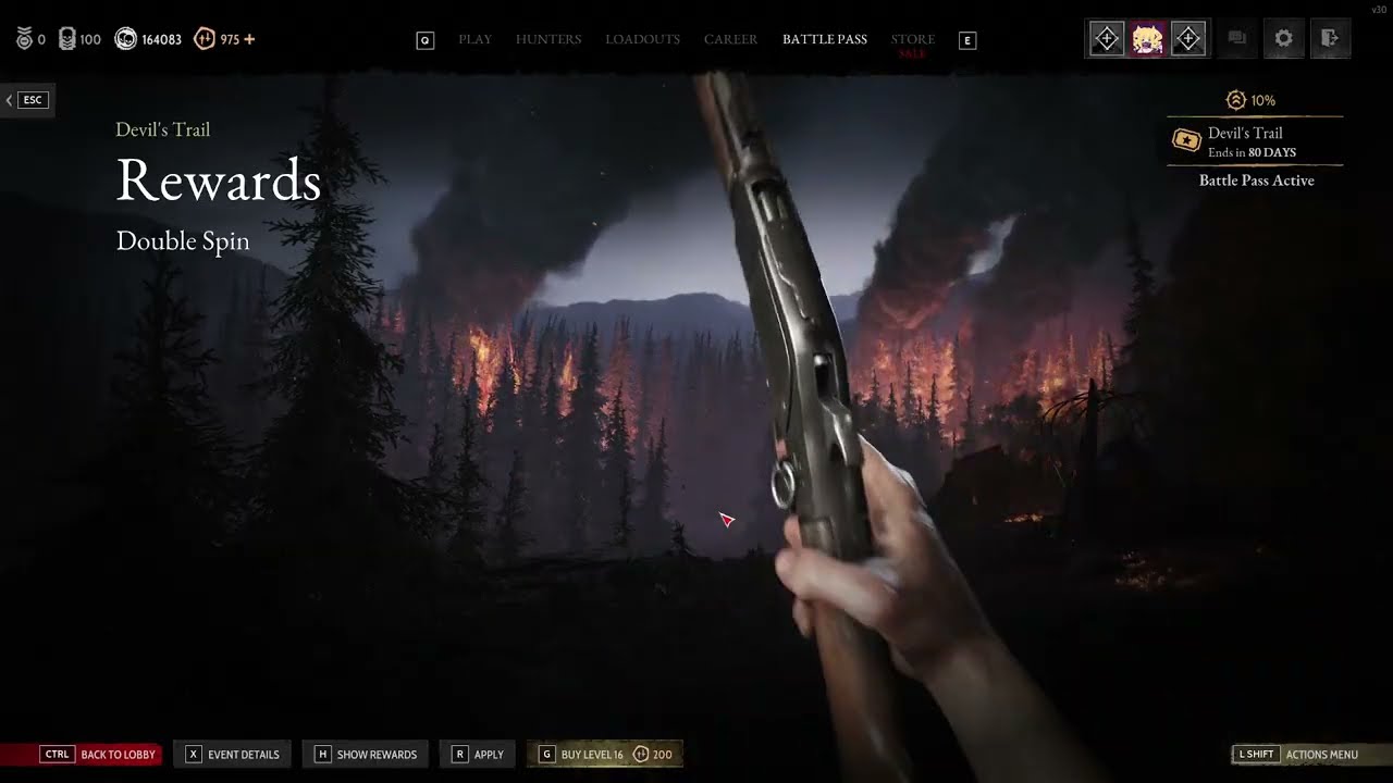 Hunt Showdown Devil's Trail battle pass showcase!