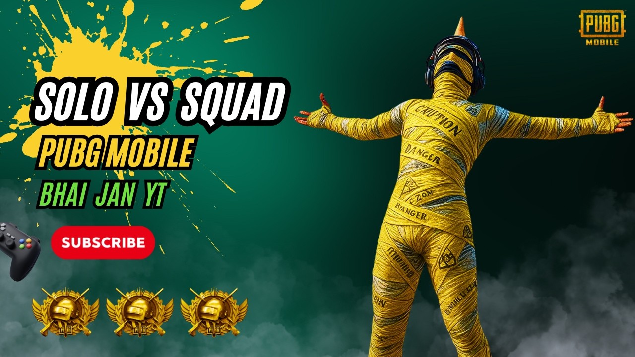 Solo vs Squad🔥Rush Gameplay PUBGMobile | #pubg #bgmi #pubgmobile
