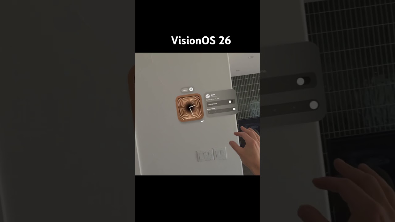 #visionos26 is here check out these widgets!