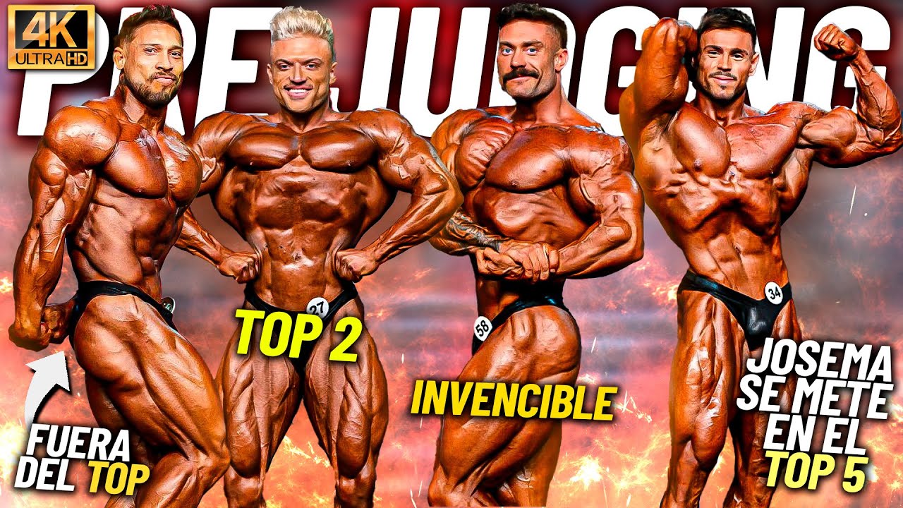 CBUM ARRASA Y RAMON DINO Y WESLEY VISSERS FUERA DEL TOP 3 | PRE-JUDGING CLASSIC PHYSIQUE MR OLYMPIA