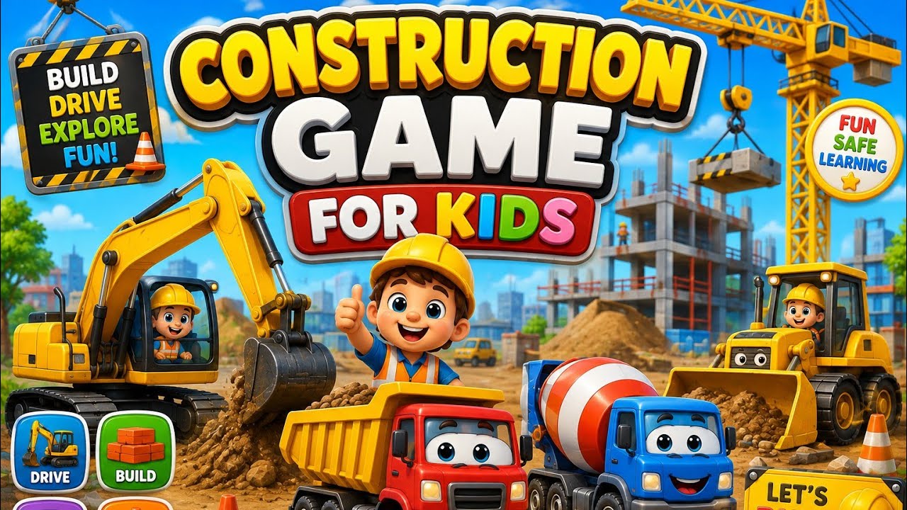 Construction game for kids | video pasand Aaye to like subscribe karke comment mein jarur bataen |
