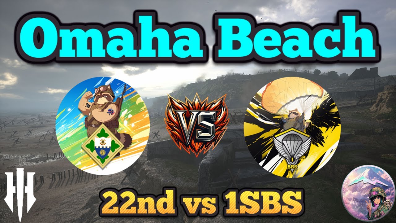 Hell Let Loose - 22nd vs 1SBS - Omaha Beach - Summit - Competitive Console HLL