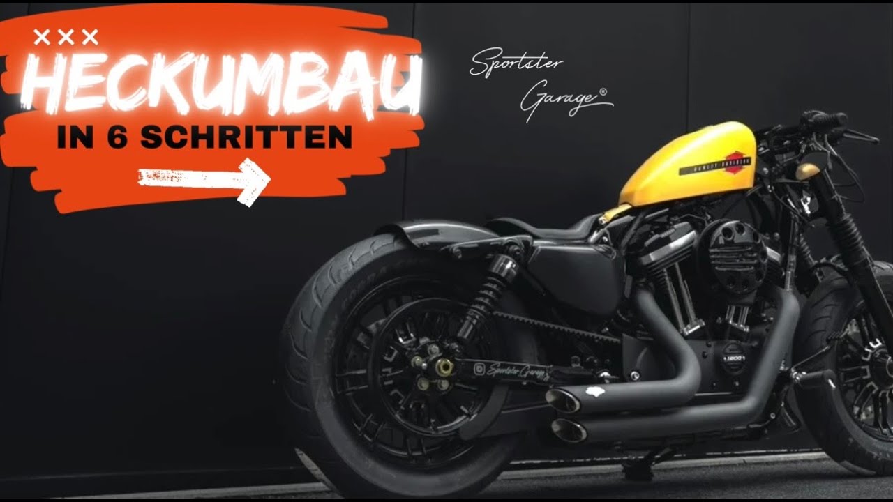 HECKUMBAU 💥 - Komplette TEILELISTE f&uuml;r deine Harley-Davidson Sportster (48/ Iron, u.v.m.)
