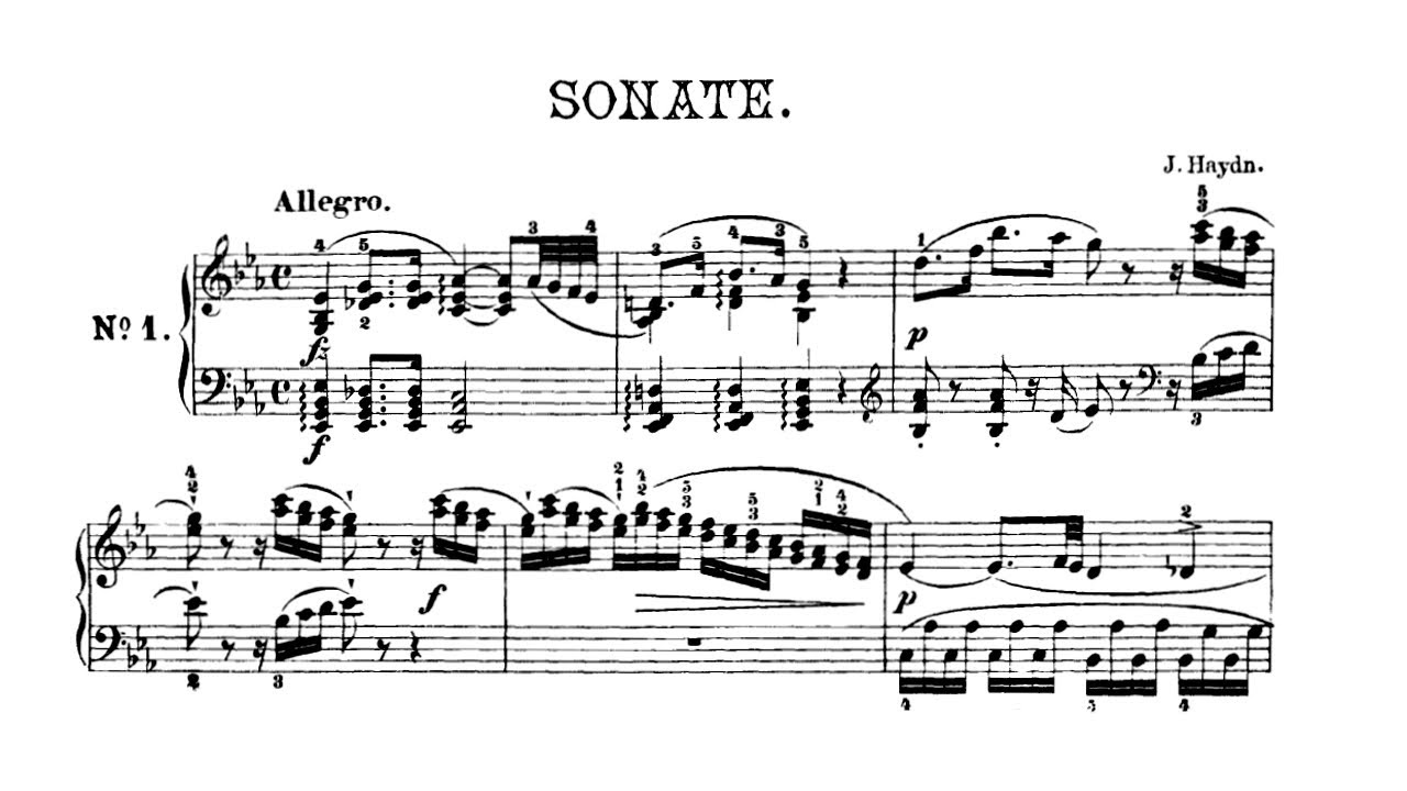 J. Haydn - Sonata No.62 in E flat major HobXVI52