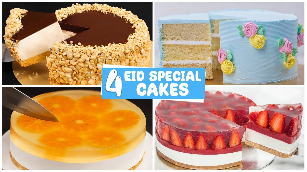 Eid Special Best 4 Cakes Recipes By Kitchen Content!