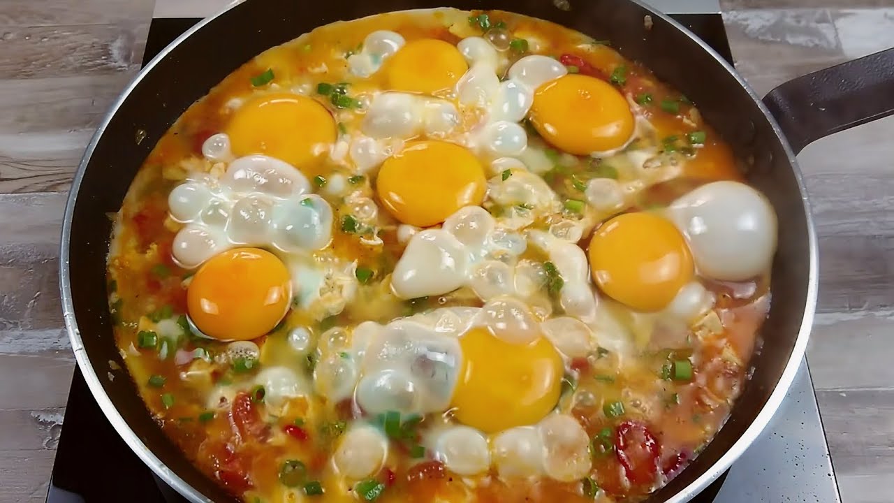 Яичница С Адыгейским Сыром!!!