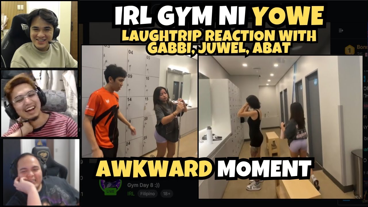 YOWE SINAMAHAN NA NG JOWA SA GYM | JOWA X COACH NAGKITA NA | LAUGHTRIP REACTION WITH GABBI, JWL,ABAT