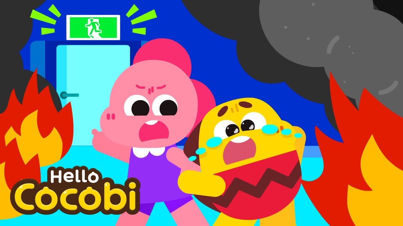 Fire Safety Song | Learn Saftey Tips | Nursery Rhymes for Kids | Hello Cocobi