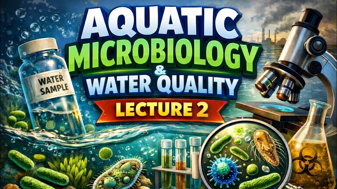 Aquatic Microbiology Lecture - 2 | Aquatic Microorganisms, Water Types & Hydrological Cycle