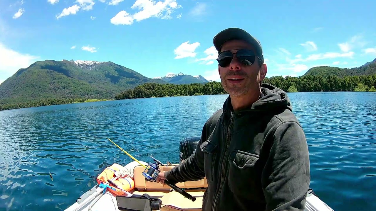 PESCA DE TRUCHAS EN EL LAGO NAHUEL HUAPI Y LAGO LACAR: TECNICAS DE TROLLING CON CUCHARA