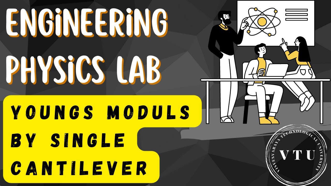 Youngs Moduls by Single Cantilever #VTULAB #EngineeringPHYSICSLAB #vtuphysicsLAB