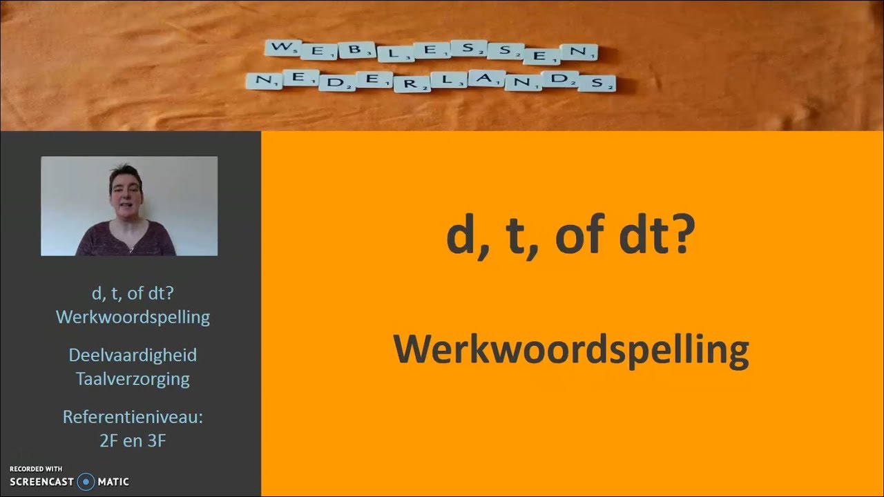 d, t, of dt? Werkwoordspelling
