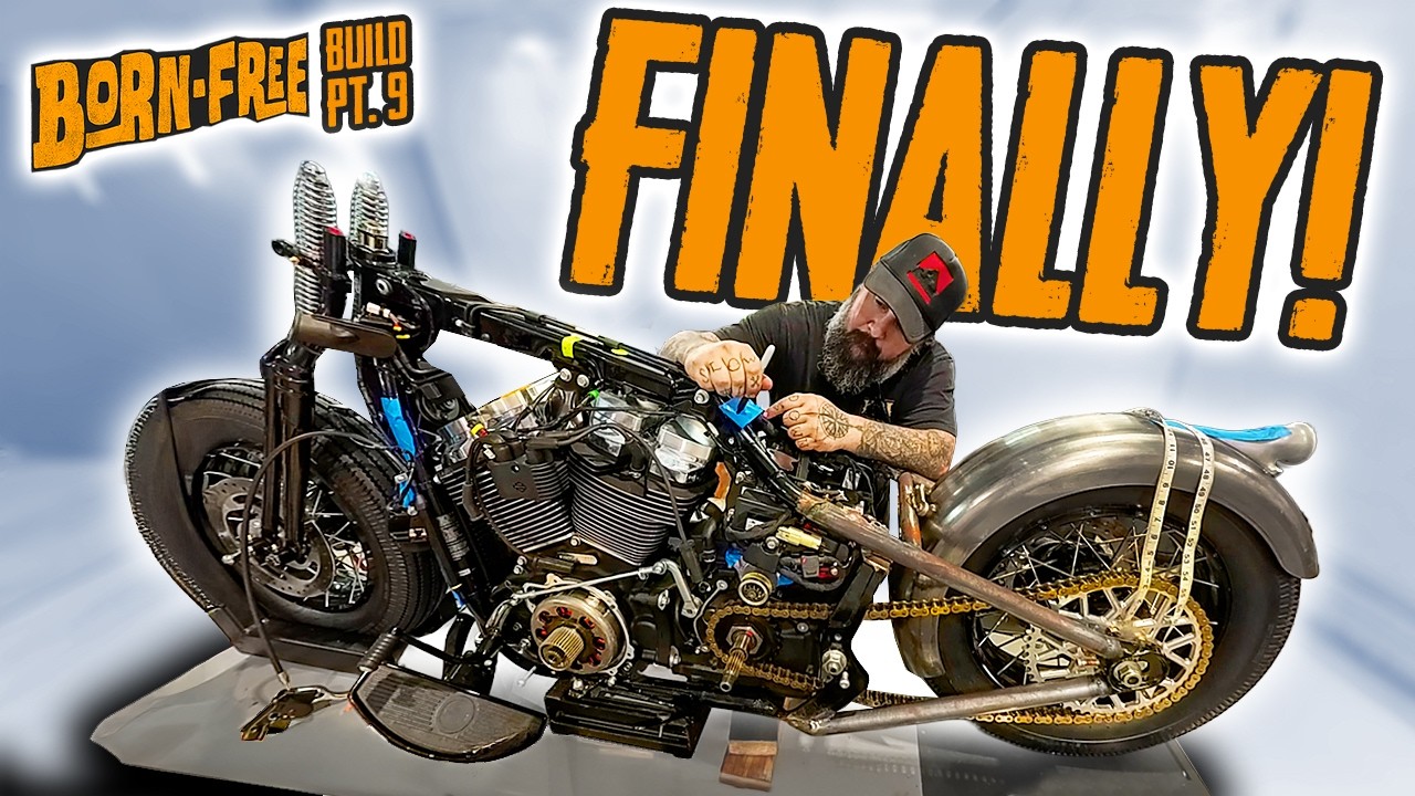 Harley Softail Build is FINALLY Coming to Life! (Born Free Pt. 9)