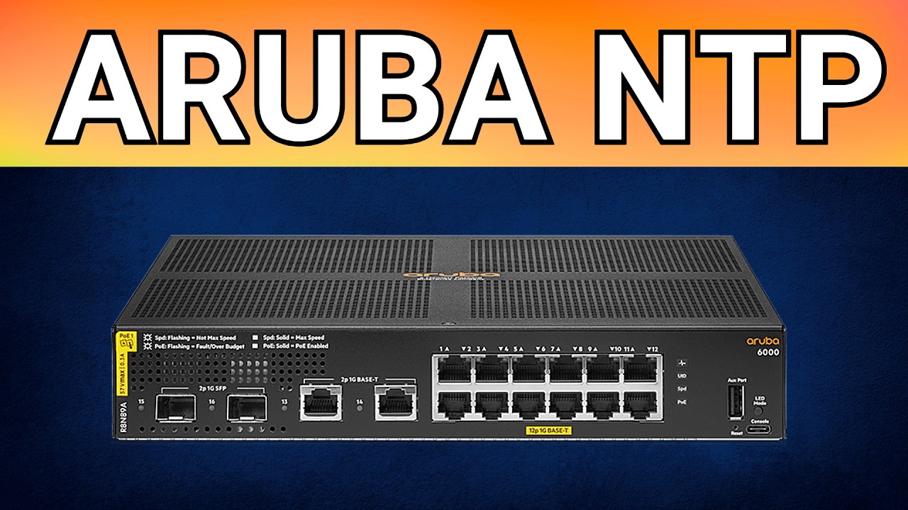 How to Configure NTP on Aruba Switch | Sync Time with Ubuntu Chrony (2025)