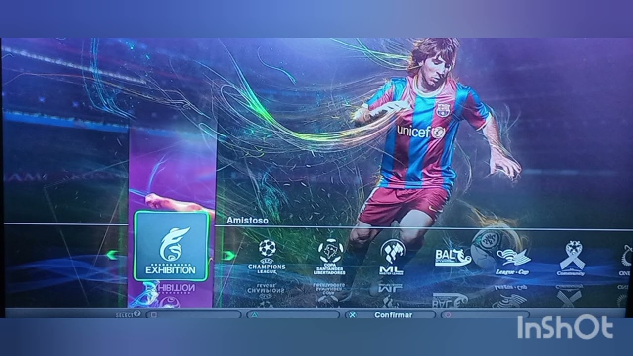 MENÚ DE INICIO PES 2011 ( PS3 )