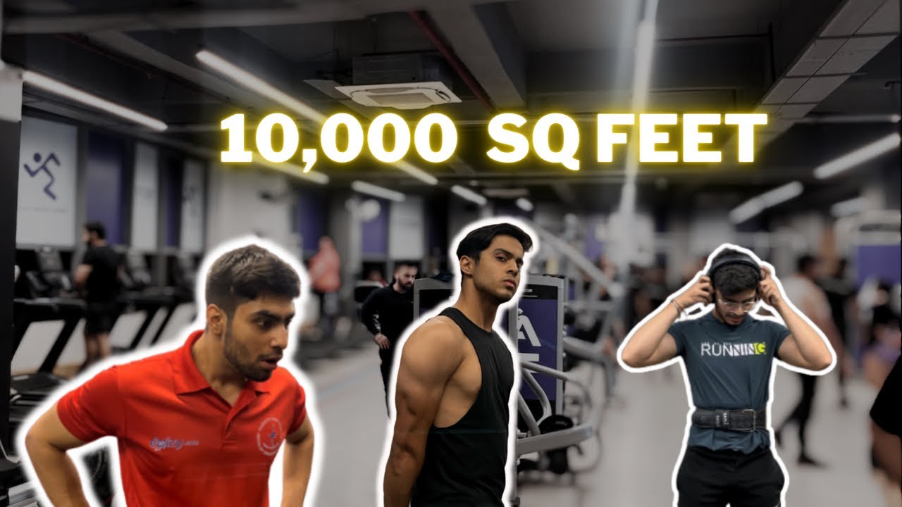 Delhi's BIGGEST Anytime Fitness Gym😱