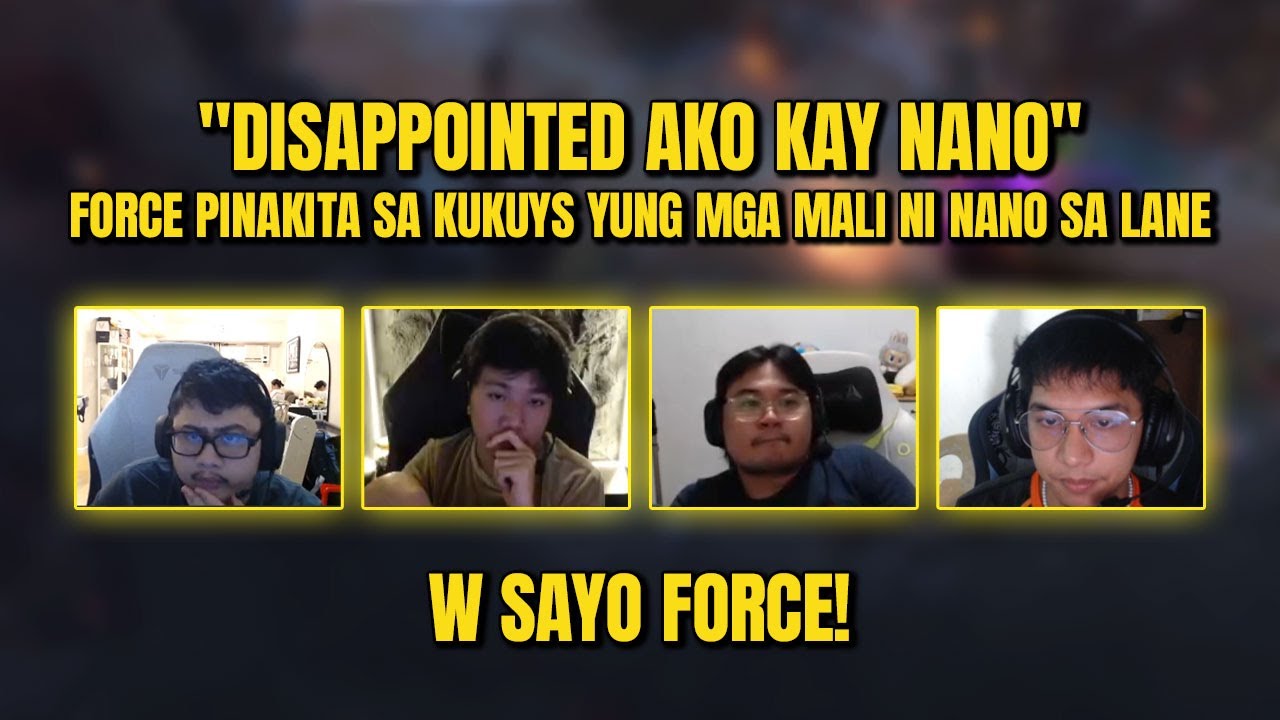 FORCE PINAKITA SA KUKUYS YUNG MGA MALI NI NANO SA LANE 