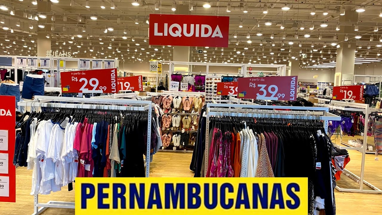 PROMOÇÃO DE ROUPAS NA PERNAMBUCANAS