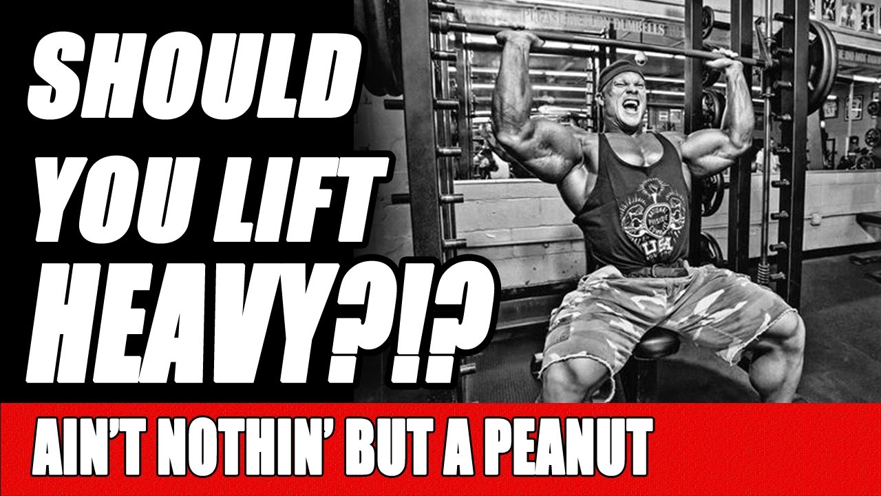 Lifting Heavy in Bodybuilding. Should You Train Heavy?
