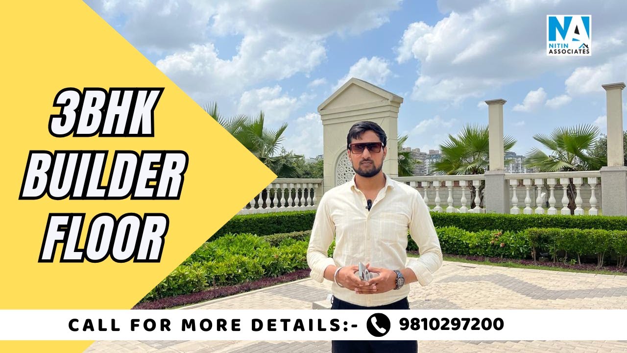 3BHK Ultra Luxury Builder Floor in Faridabad | BPTP District 3 Sector 85 | Property in faridabad