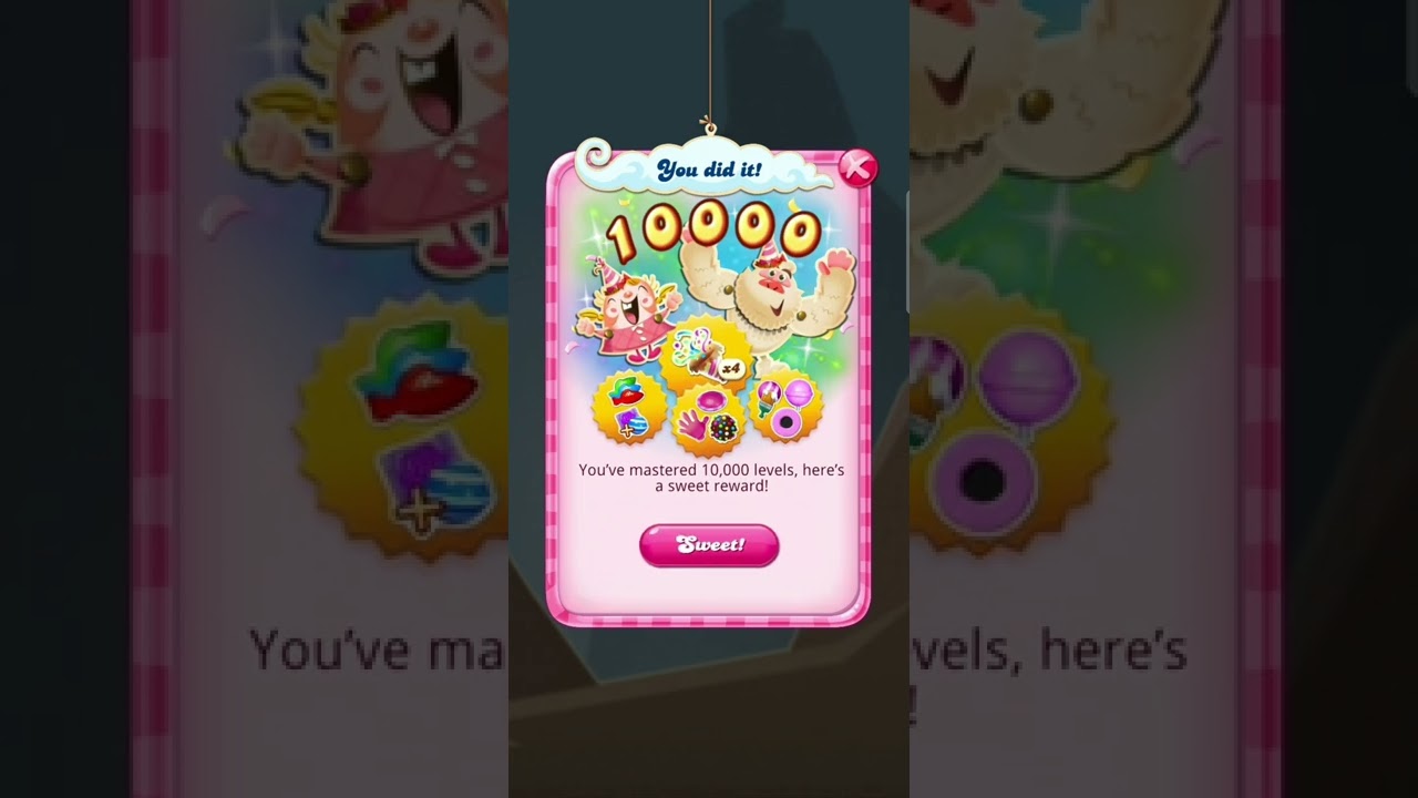 10000 level of My Candy Crush Saga Complete