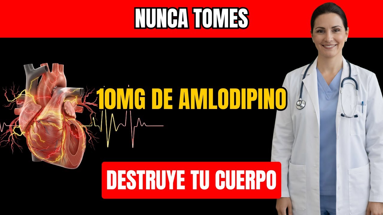 ¿Tomas 10mg de Amlodipino? 12 Efectos Secundarios Peligrosos que NUNCA Debes Ignorar | Salud 60+