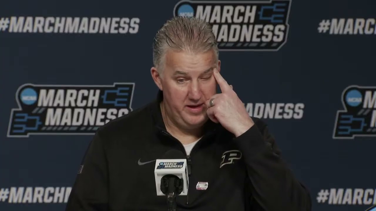 Purdue Postgame Press Conference (2026 Men's Second Round)