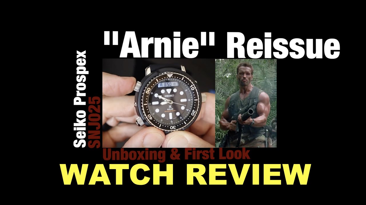 Часы для дайвинга Seiko Prospex SNJ025 «Arnie»: переиздание: распаковка и обзор