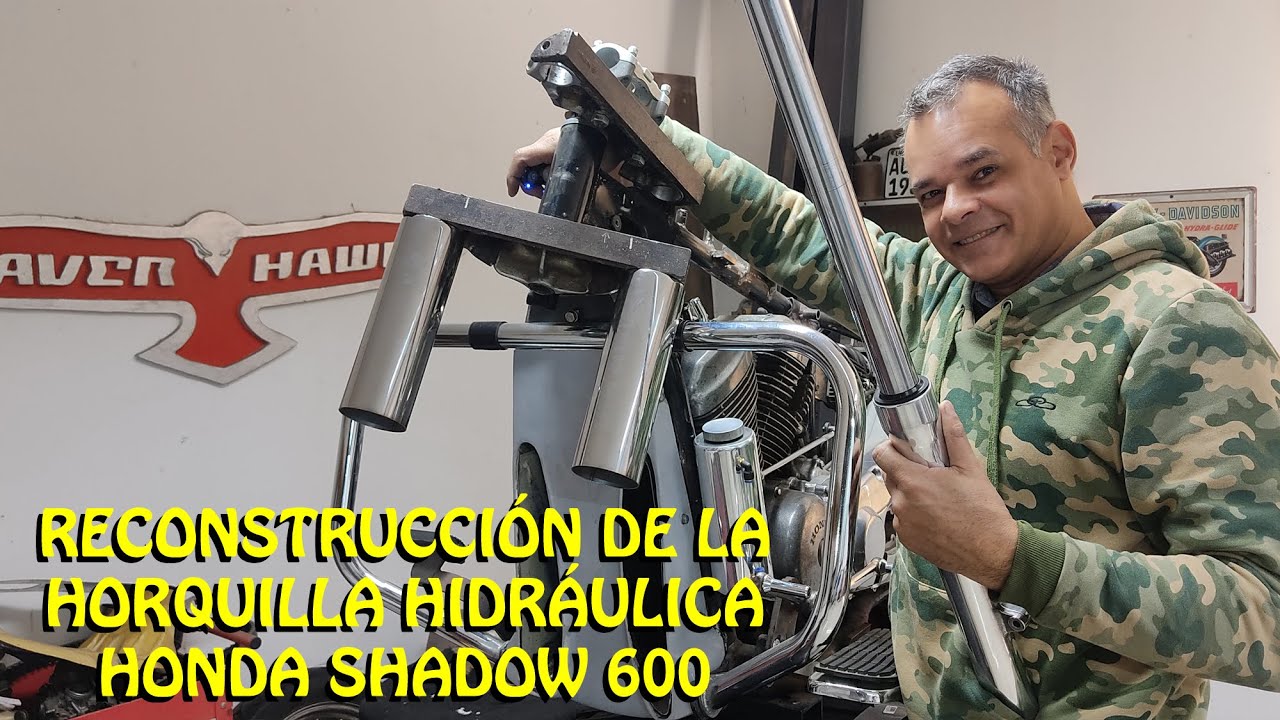T1C24 - Reconstrucción horquilla telescópica Honda Shadow 600