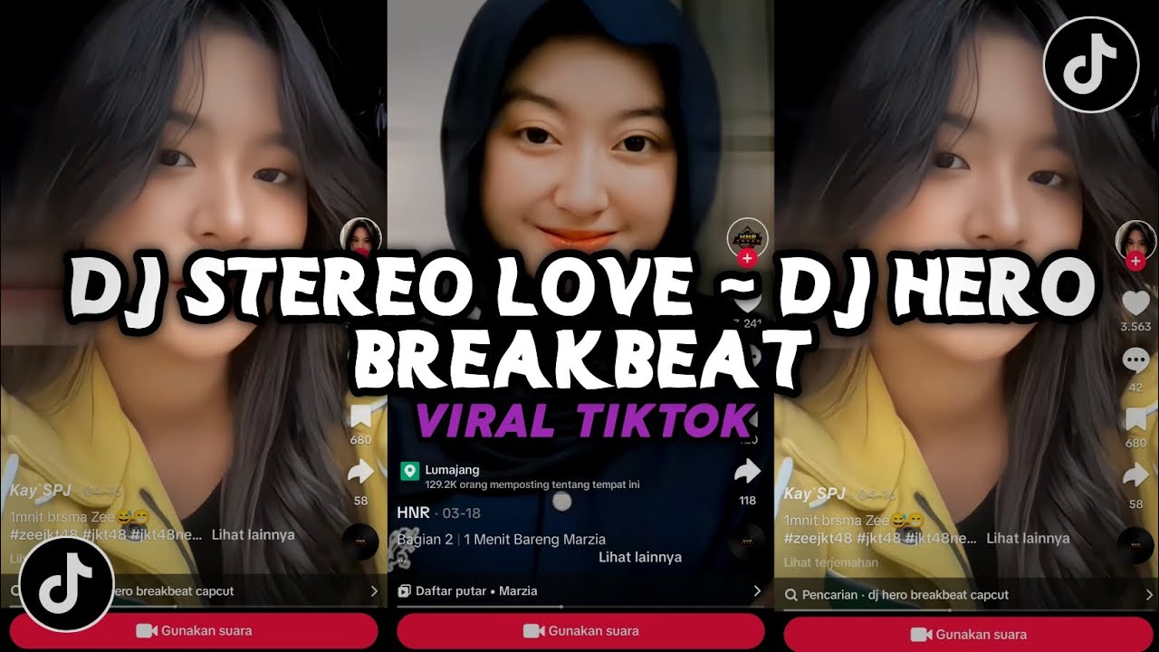 DJ STEREO LOVE BREAKBEAT | DJ HERO BREAKBEAT REMIX FULL BASS VIRAL TIKTOK BY DJ BAGASZ