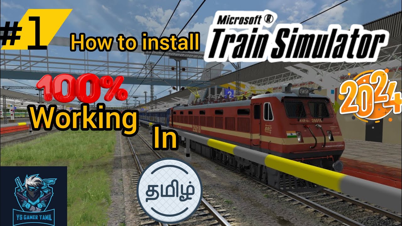 How To Install Microsoft Train Simulator | 2024 | Easy And Simple Method | In Tamil | YS Gamer Tamil