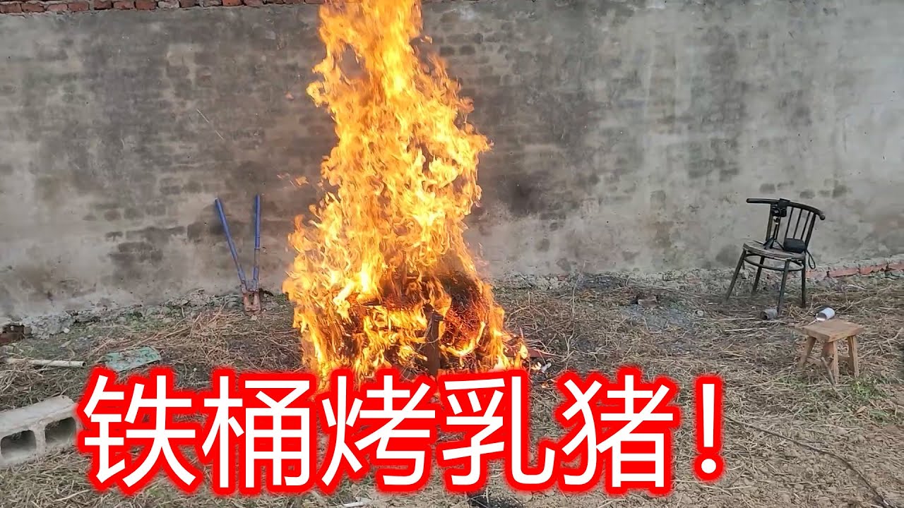 花500多买了个烤乳猪，据说用一个铁桶就能烤出5星酒店的效果？