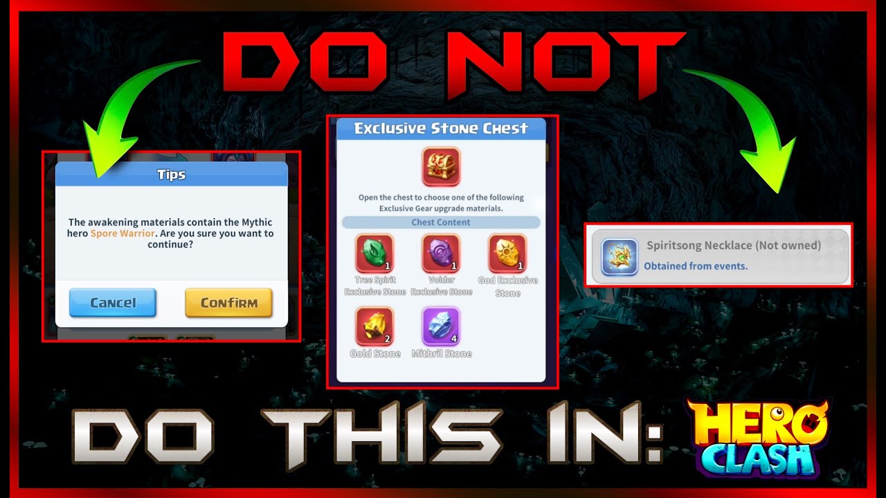 DO NOT DO THIS IN Hero Clash EVER!