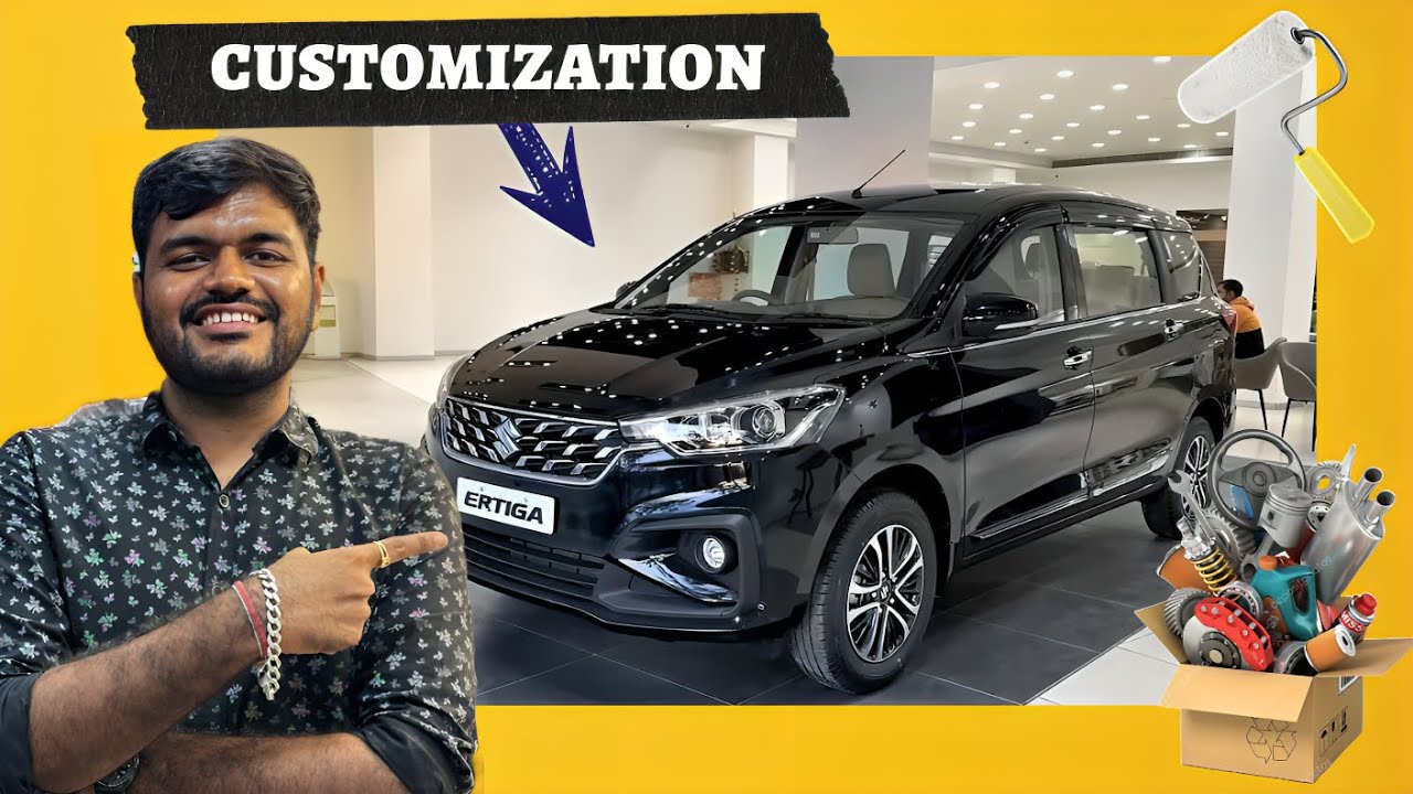 Customizing this ALL NEW 2024 BLACK ERTIGA!!🤩 ONLY 1 IN THANE!!!