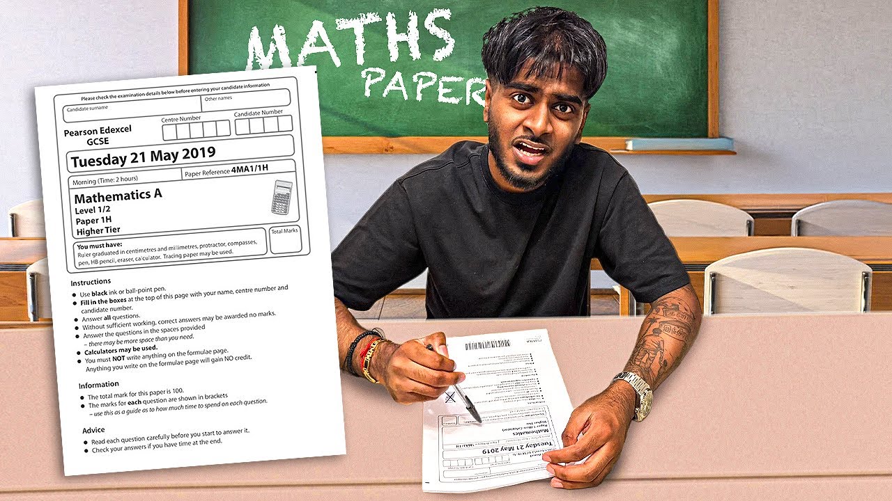 I Did The Same GCSE MATHS Paper I Sat 6 Years Ago