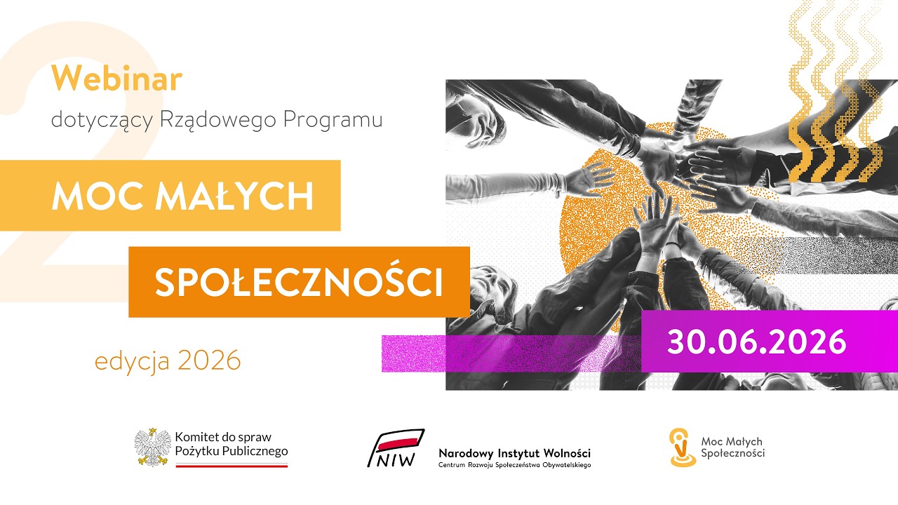 Webinar &bdquo;Jak zaplanować projekt w ramach Rządowego Programu MMS 2026?