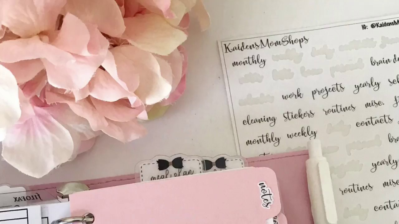 Pocket Planner Setup for 2018 in Filofax Domino Soft
