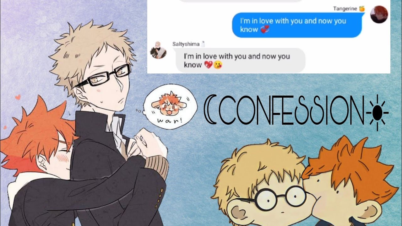 Tsukishima and Hinata confession | lyric prank (I like you so much you'll know it) | ft. Tsukihina