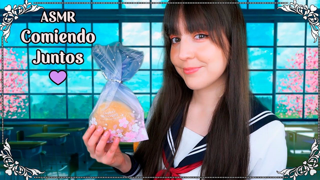 ⭐ASMR [Sub] Обедаем вместе! Школьные дни, часть 3 (тихая ролевая игра)